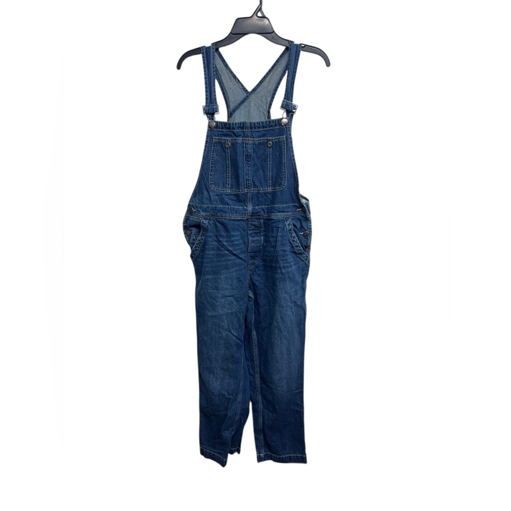 Free People 27 Medium wash denim overalls - Picture 2 of 6
